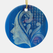 Brains & Bytes Keramisch Ornament (Voorkant)