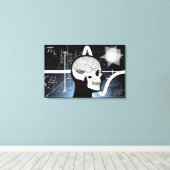 Brains Canvas Afdruk (Insitu (Houten vloer))