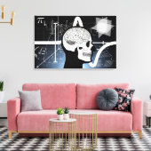Brains Canvas Afdruk (Insitu (Woonkamer))
