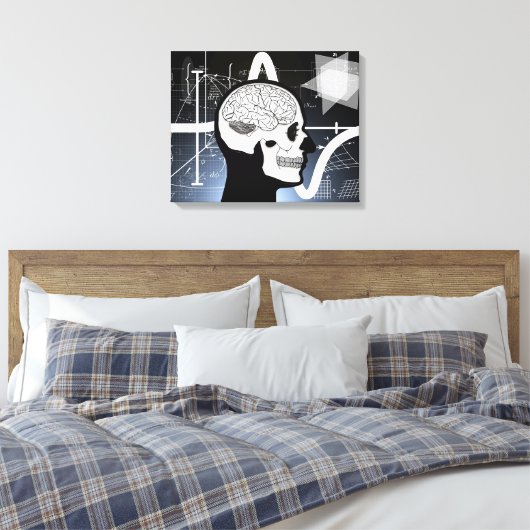 Brains Canvas Afdruk (Insitu (Slaapkamer))