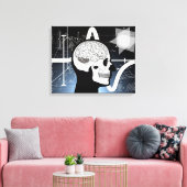 Brains Canvas Afdruk (Insitu (Woonkamer))