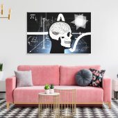 Brains Canvas Afdruk (Insitu (Woonkamer))
