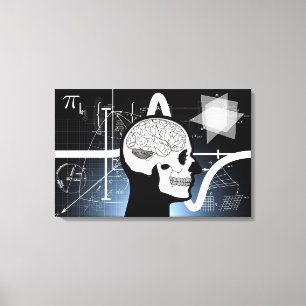 Brains Canvas Afdruk