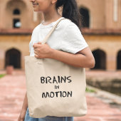 Brains in Motion Cool Student Afstuderen Cadeau Tote Bag