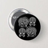 BRAINS! (MRI) RONDE BUTTON 5,7 CM (Voorkant /achterkant)