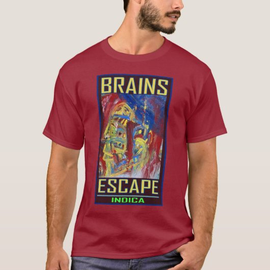 BRAINS ONTSNAPT INDICA T-SHIRT (Voorkant)