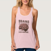 Brains Over Bordome Tanktop (Voorkant)