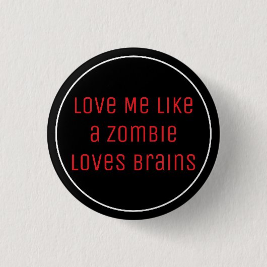 Brains Ronde Button 3,2 Cm (Voorkant)