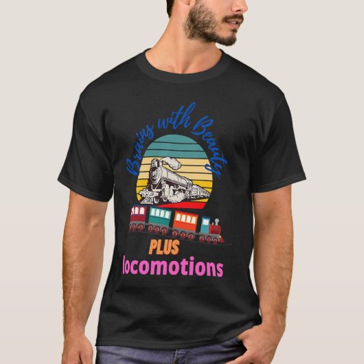 Brains With Beauty plus Locomotion T-shirt (Voorkant)
