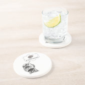 Brains Zandsteen Onderzetter (Zijkant)