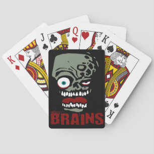 Brains zombie speelkaarten