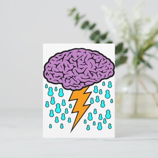 Brainstorm Briefkaart (Staand voorkant)