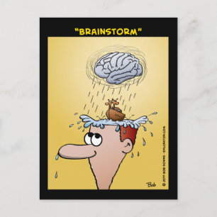"Brainstorm" Briefkaart