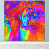 Brainstorm in kleur canvas afdruk (Insitu (Houten vloer))