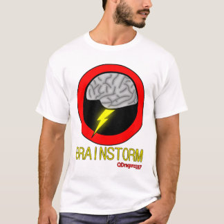 Brainstorm - Mannen wit T-shirt