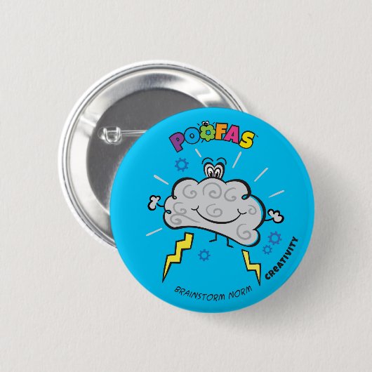 Brainstorm Norm-Button Ronde Button 5,7 Cm (Voorkant /achterkant)
