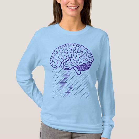 Brainstorm (Paars) T-shirt (Voorkant)