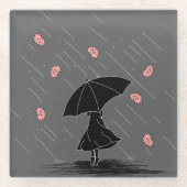 Brainstorm Pun Glazen Onderzetter (Voorkant)