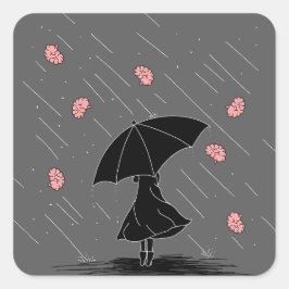 Brainstorm Pun Vierkante Sticker