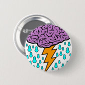 Brainstorm Ronde Button 5,7 Cm (Voorkant /achterkant)