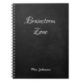 Brainstorm Zone Black Notitieboek (Voorkant)