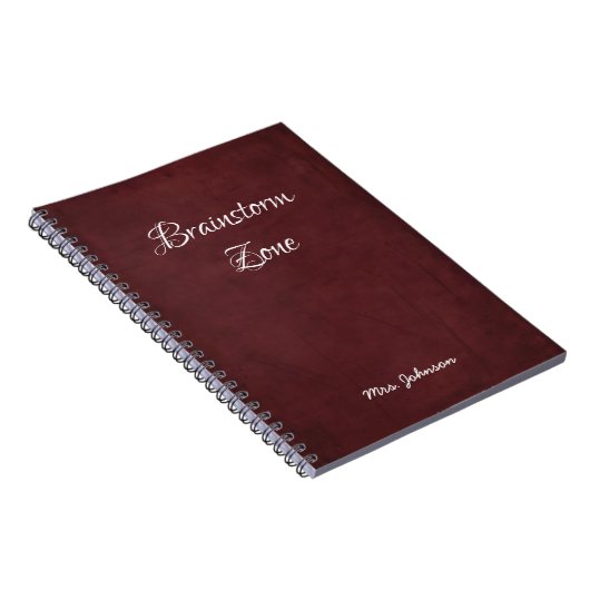 Brainstorm Zone Red Notitieboek (Rechterzijde)