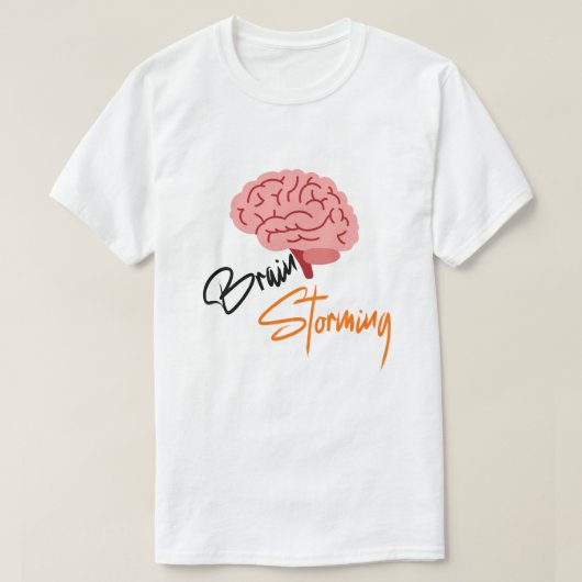 Brainstormen T-shirt (Design voorkant)