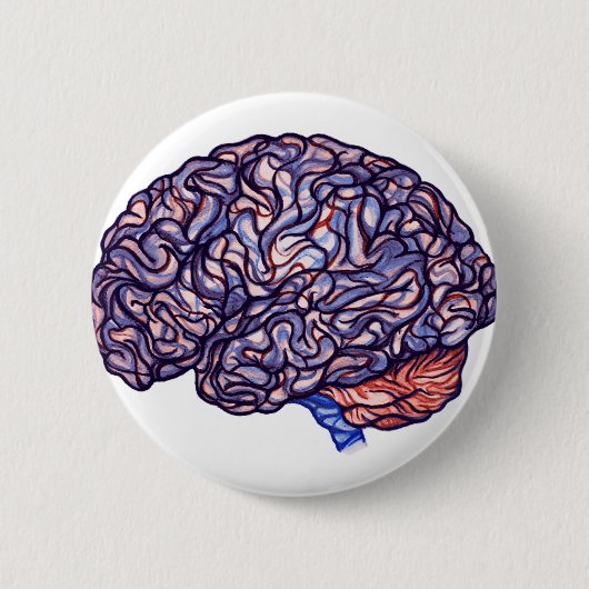 BrainStorming Ronde Button 5,7 Cm (Voorkant)