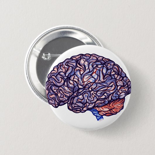 BrainStorming Ronde Button 5,7 Cm (Voorkant /achterkant)