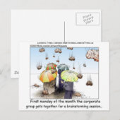 Brainstormsessie Grappige T-shirts Mokken Kaarten (Voorkant / Achterkant)