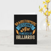 Brainstormsessies Biljart-liefhebber Kaart (Gele Bloem)