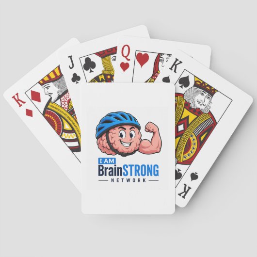 BrainSTRONG Netwerkkaarten Pokerkaarten (Achterkant)