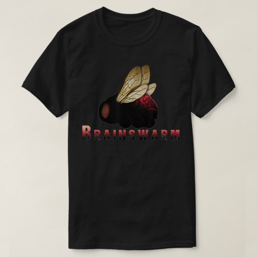 Brainswarm Buzz Thoughts T-shirt (Design voorkant)