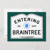 Braintree Briefkaart (Voorkant / Achterkant)