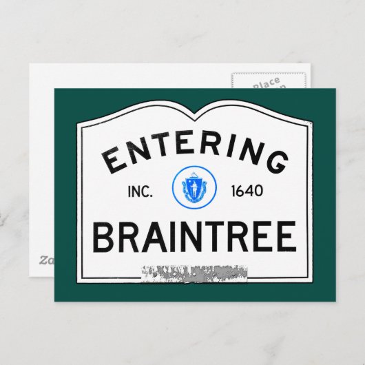 Braintree Briefkaart (Voorkant / Achterkant)