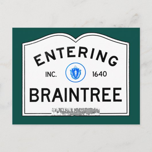 Braintree Briefkaart (Voorkant)