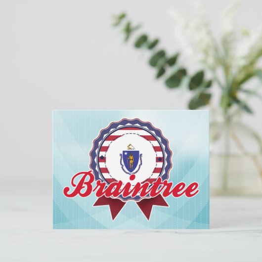 Braintree, MA Briefkaart (Staand voorkant)
