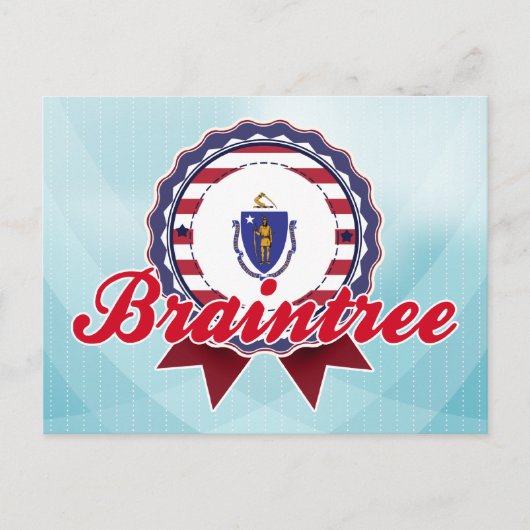 Braintree, MA Briefkaart (Voorkant)