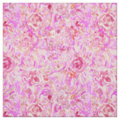 BRAINWASH Abstract Roze koraalbessen Stof (Swatch)