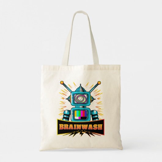 Brainwash Tote Bag (Achterkant)