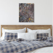 Brainwaves 2014 canvas afdruk (Insitu (Slaapkamer))