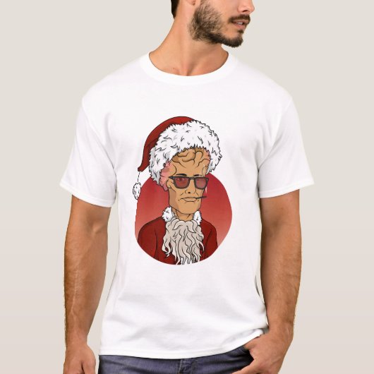 Brainy Bad Santa T-shirt (Voorkant)