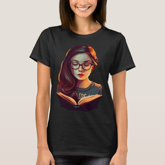 Brainy Beauty A Nerdy Girl s Love for STEM and Lit T-shirt (Voorkant)