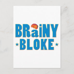 Brainy Bloke Briefkaart