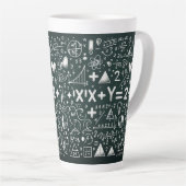 Brainy Brew Wiskunde Latte Mok (Rechterhoek)
