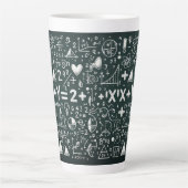 Brainy Brew Wiskunde Latte Mok (Voorkant)