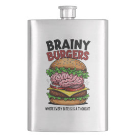Brainy Burgers Flask Flacon