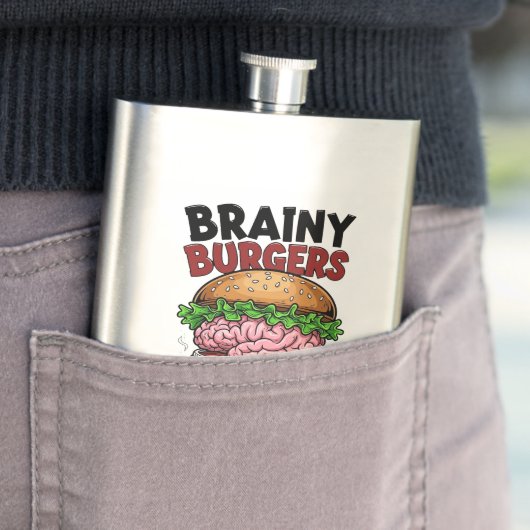 Brainy Burgers Flask Flacon (Voorbeeld)
