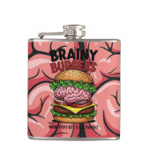 Brainy Burgers Flask Heupfles (Voorkant)
