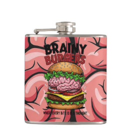 Brainy Burgers Flask Heupfles